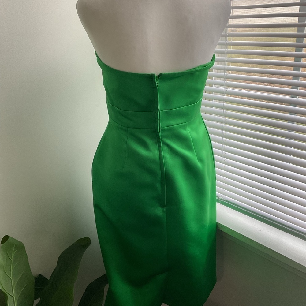 ALFRED. ANGELO. Elegant Green Strapless DRESSES SIZE 4 - Picture 8 of 8